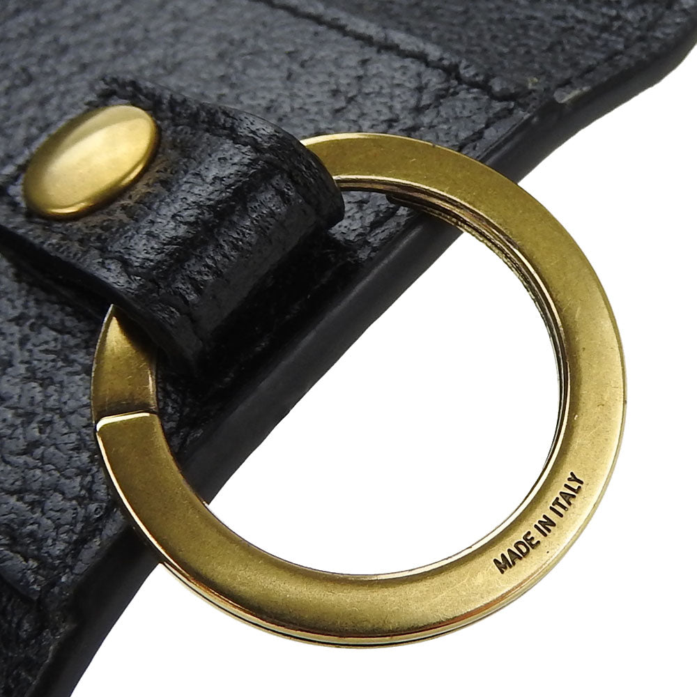 GUCCI Key case Key holder 435305 leather black