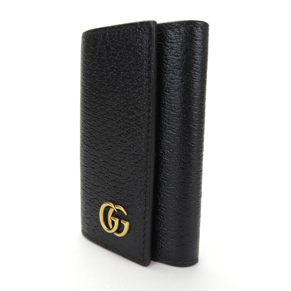 GUCCI Key case Key holder 435305 leather black