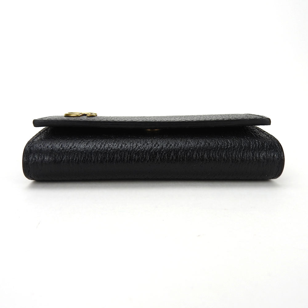 GUCCI Key case Key holder 435305 leather black