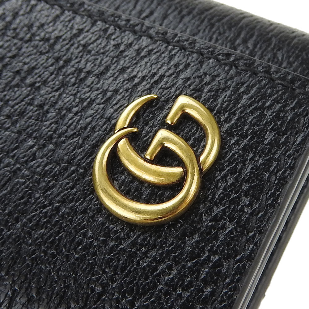 GUCCI Key case Key holder 435305 leather black
