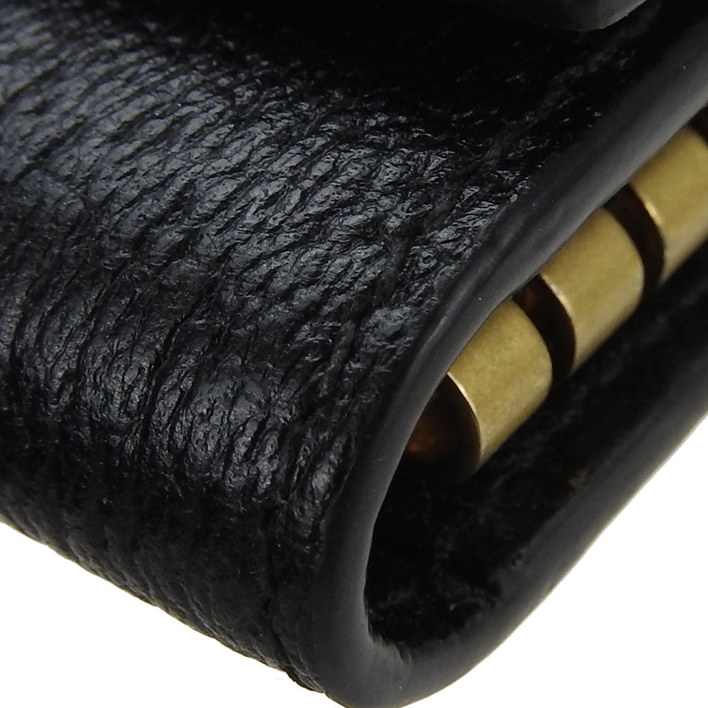 GUCCI Key case Key holder 435305 leather black