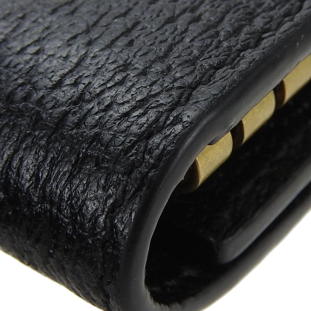 GUCCI Key case Key holder 435305 leather black