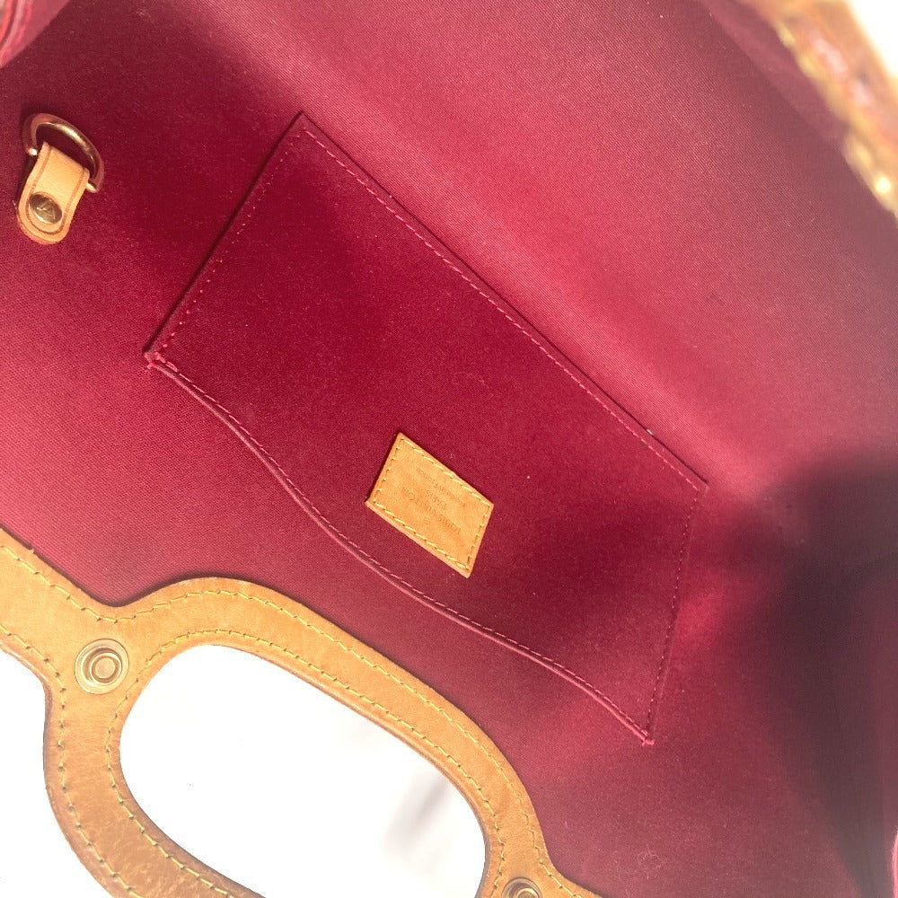 LOUIS VUITTON Handbag M91987 Monogram Vernis Red Monogram Vernis Roxbury Drive