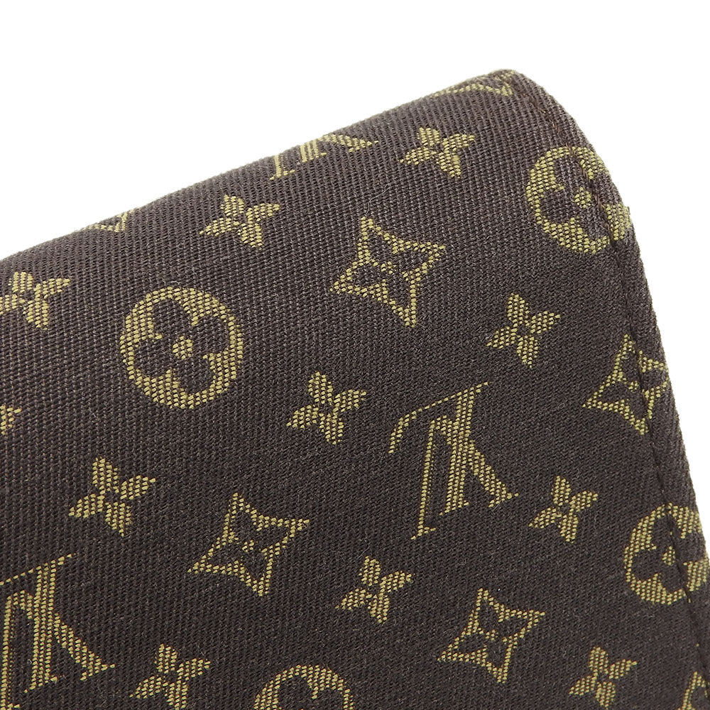 LOUIS VUITTON Long Wallet Purse M95234 Monogram mini run Brown Portefeuille Sara