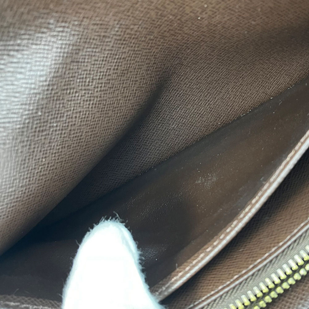 LOUIS VUITTON Long Wallet Purse M95234 Monogram mini run Brown Portefeuille Sara