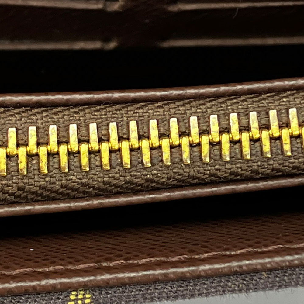LOUIS VUITTON Long Wallet Purse M95234 Monogram mini run Brown Portefeuille Sara