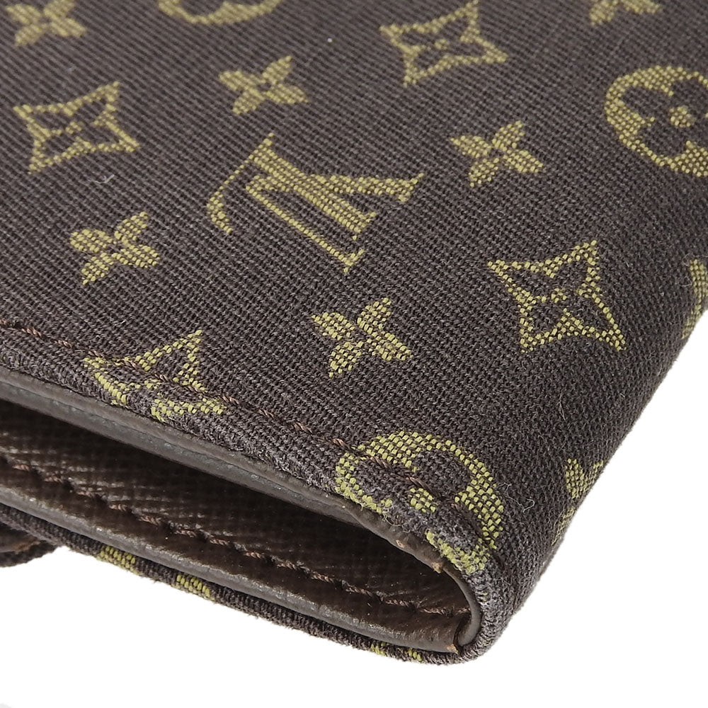 LOUIS VUITTON Long Wallet Purse M95234 Monogram mini run Brown Portefeuille Sara