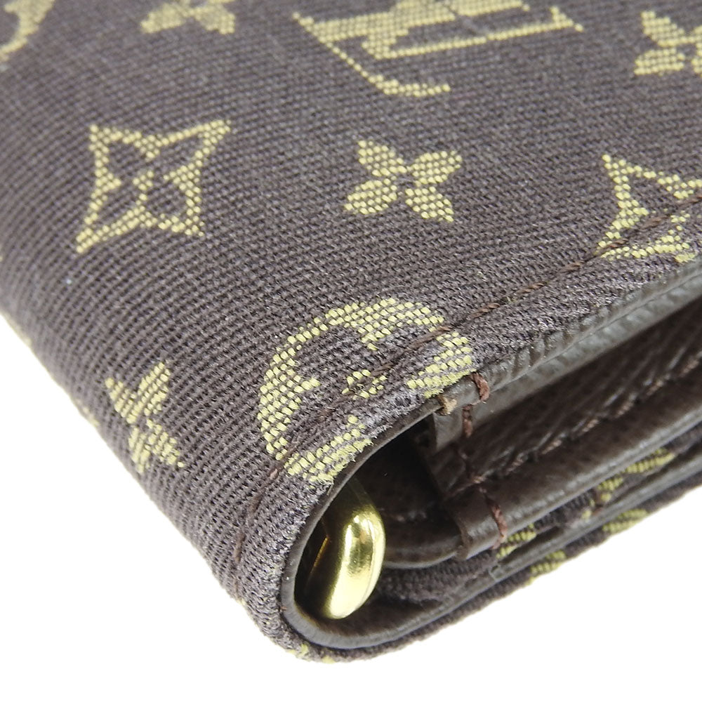 LOUIS VUITTON Long Wallet Purse M95234 Monogram mini run Brown Portefeuille Sara