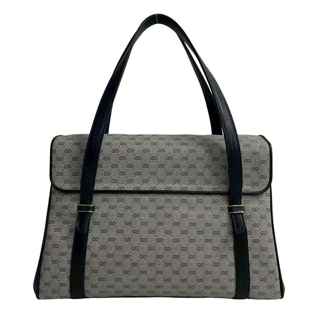 GUCCI Handbag leather Navy