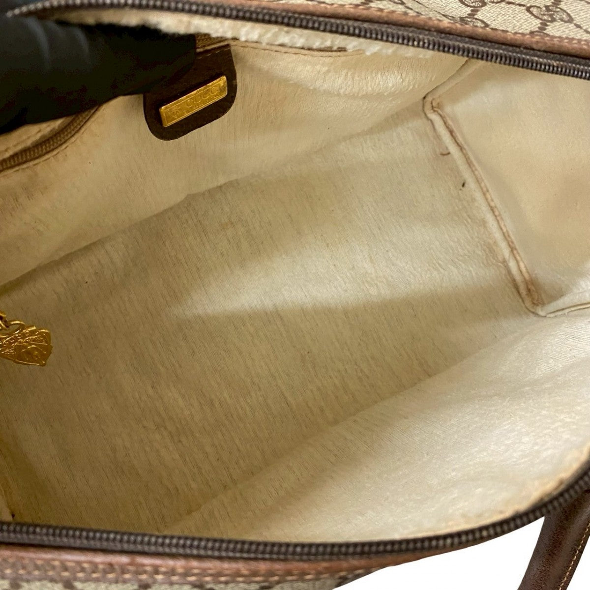 GUCCI Handbag leather Brown