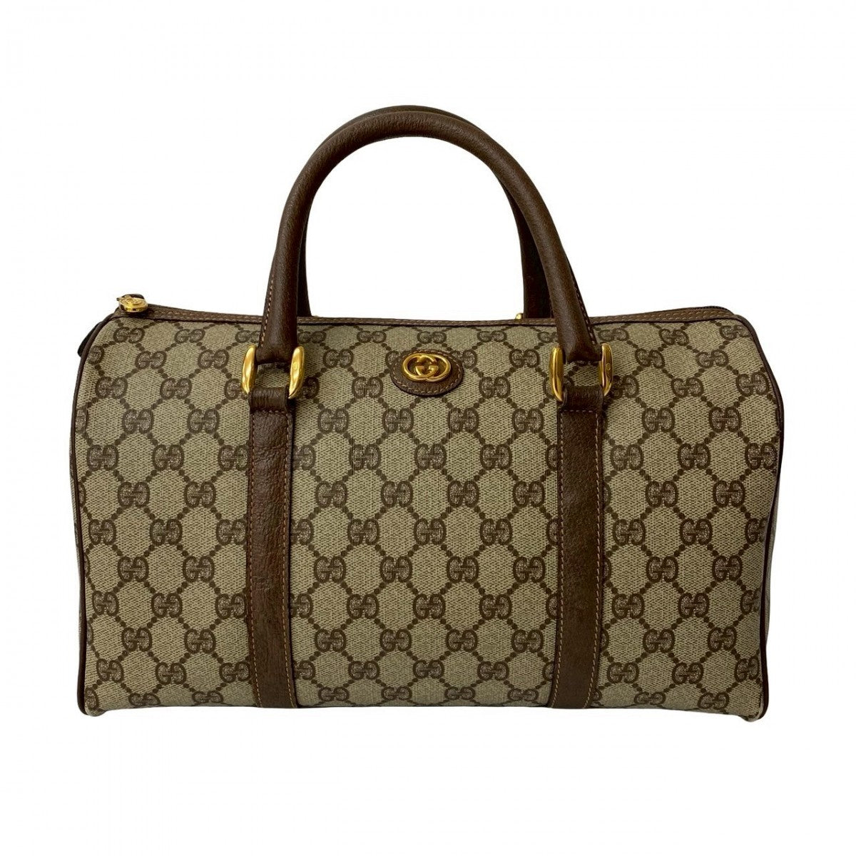 GUCCI Handbag leather Brown