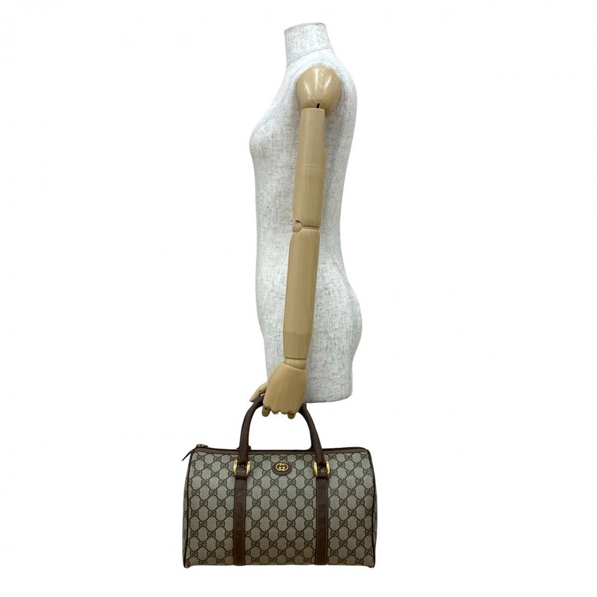 GUCCI Handbag leather Brown