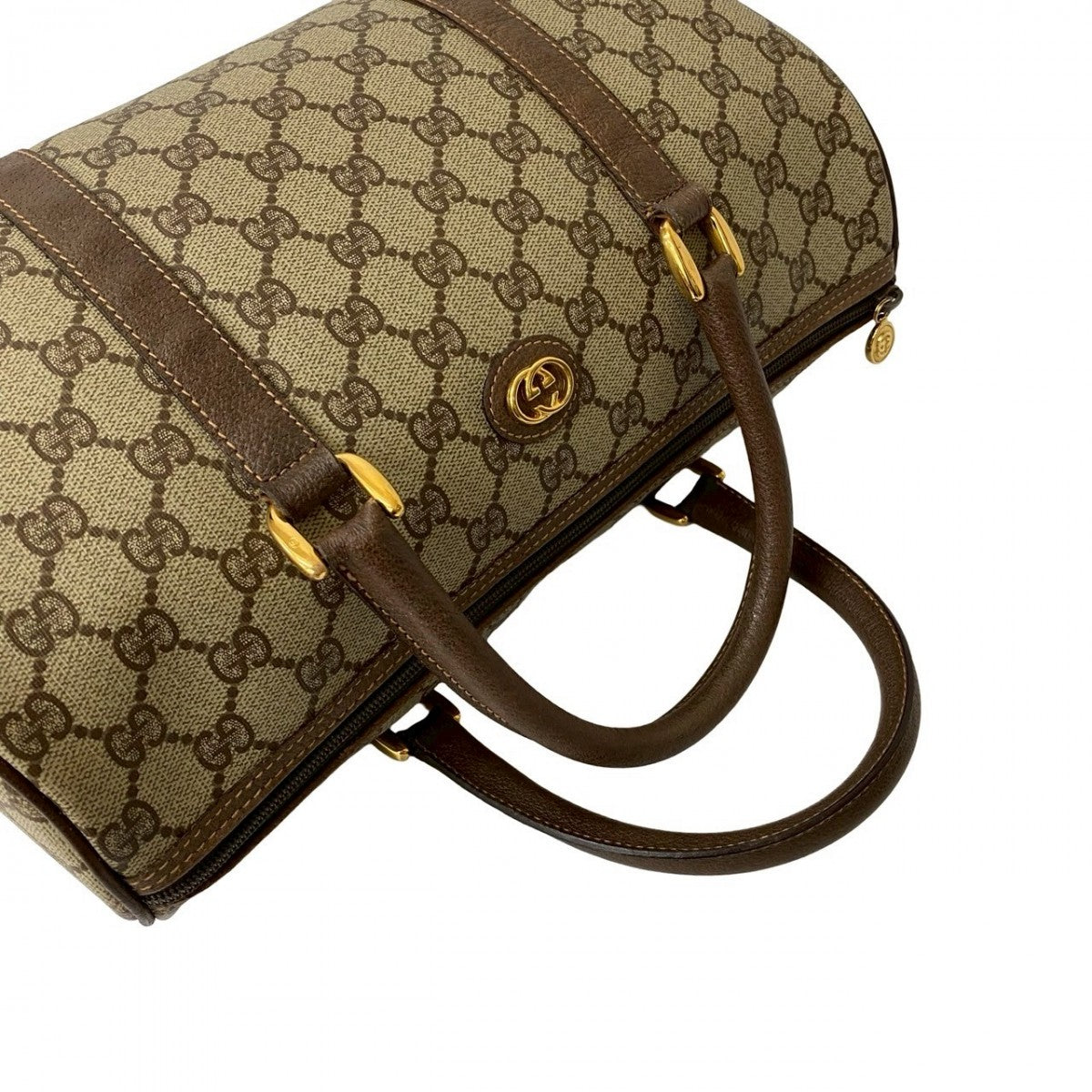 GUCCI Handbag leather Brown