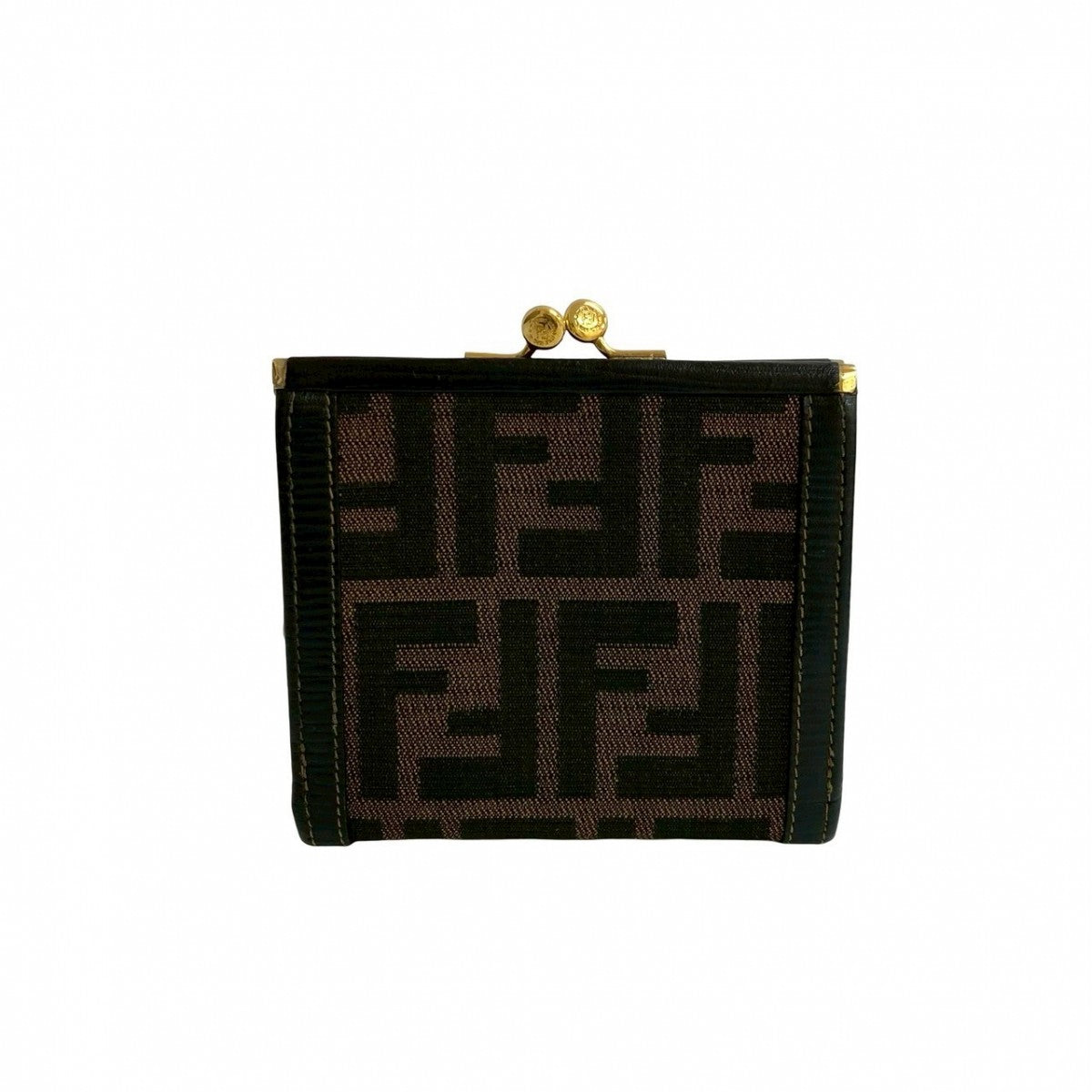 FENDI Tri-fold wallet canvas black
