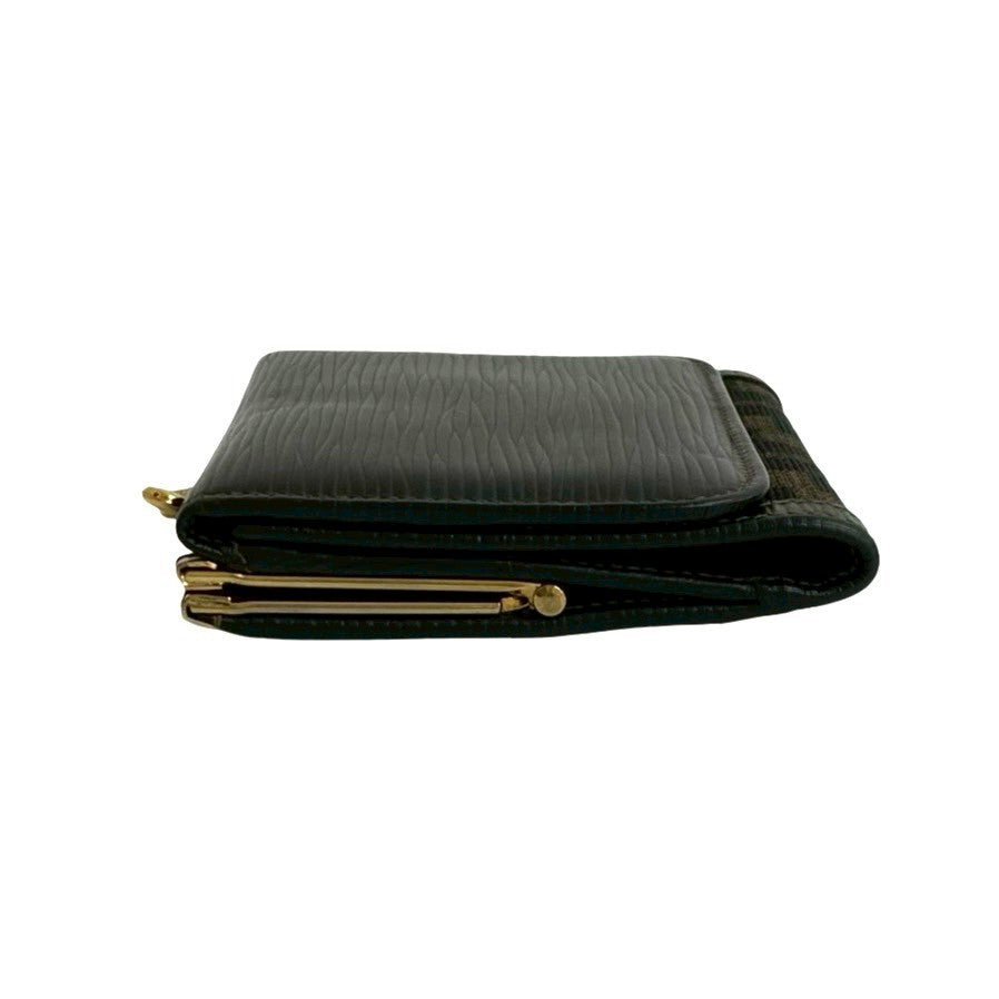 FENDI Tri-fold wallet canvas black