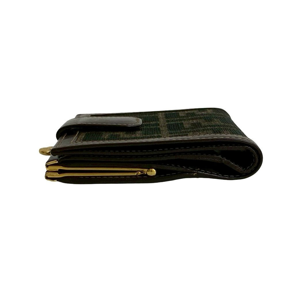 FENDI Bifold Wallet canvas Brown