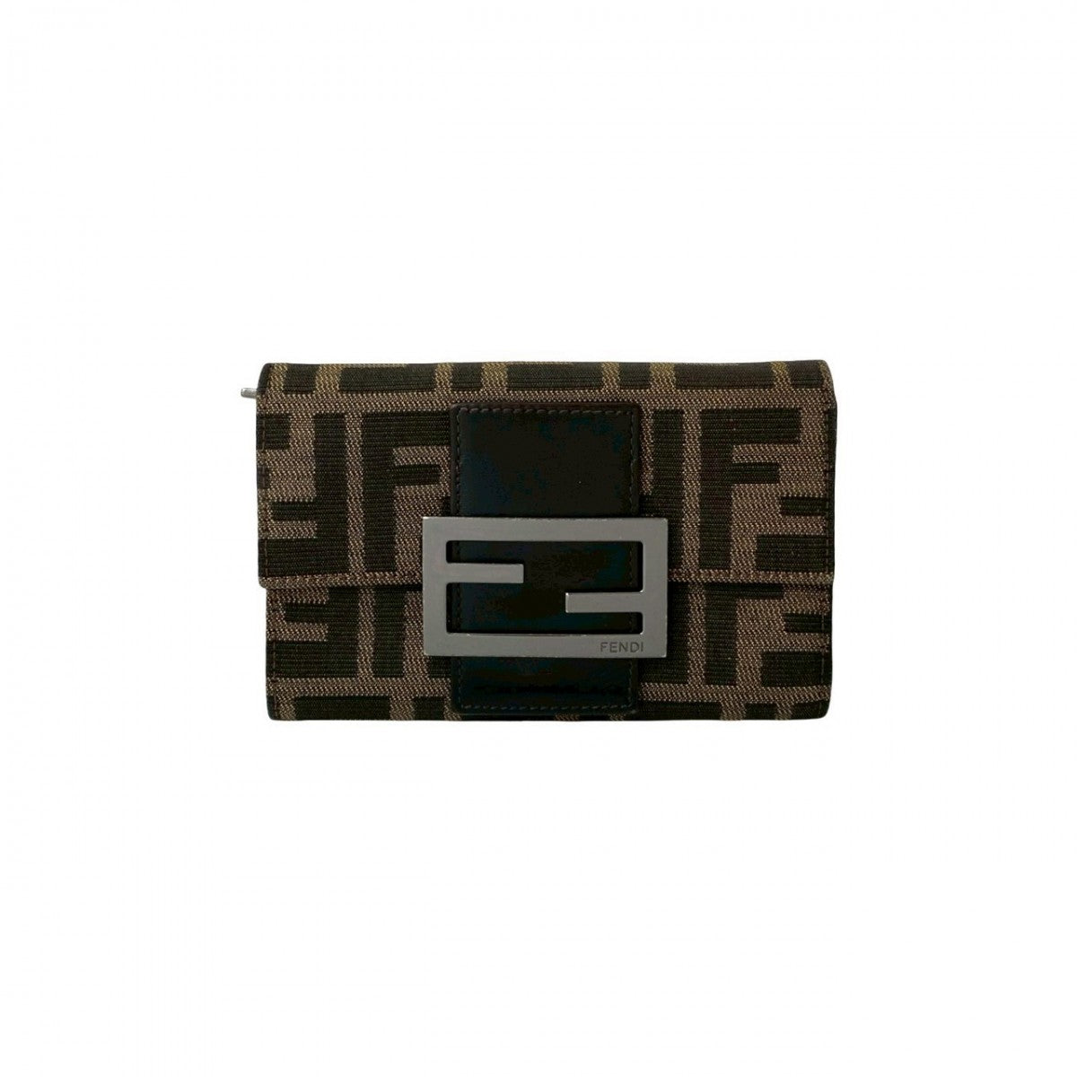 FENDI Bifold Wallet canvas Brown
