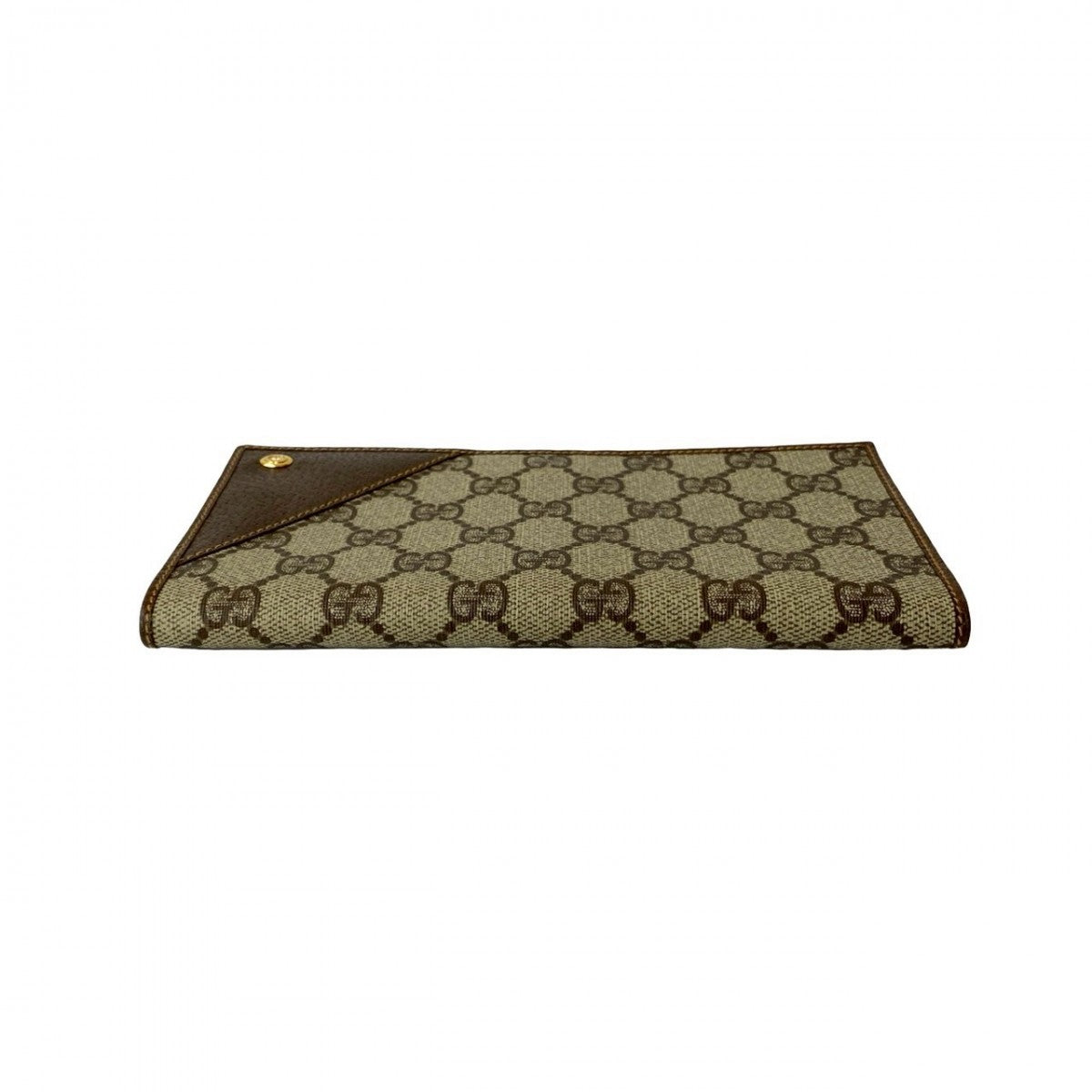 GUCCI Bifold Wallet leather Brown
