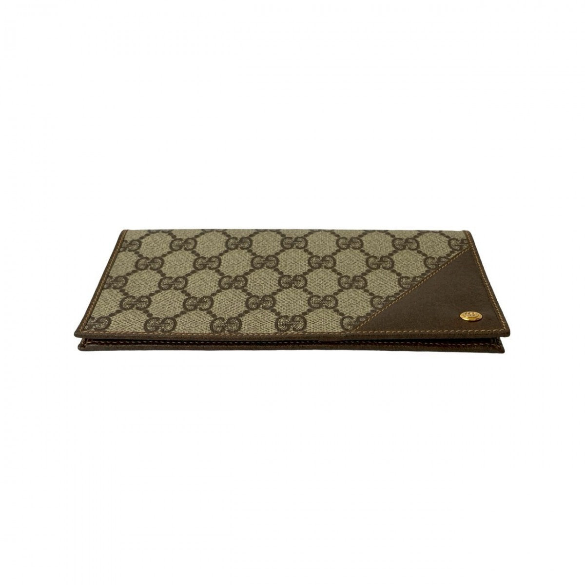 GUCCI Bifold Wallet leather Brown