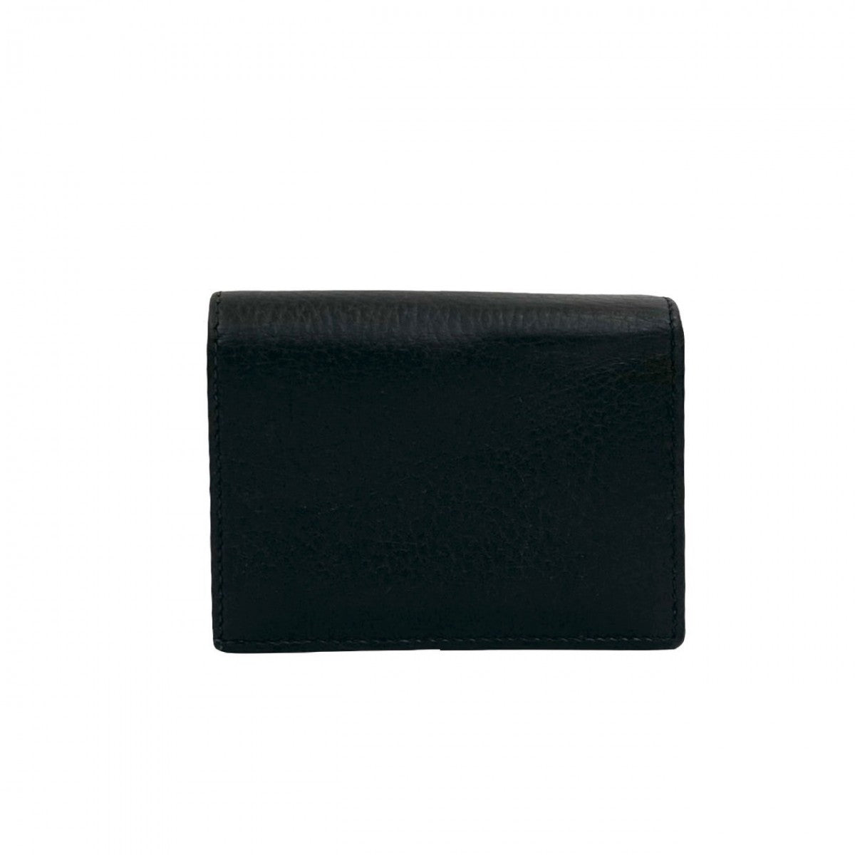 GUCCI Bifold Wallet leather black GG Marmont