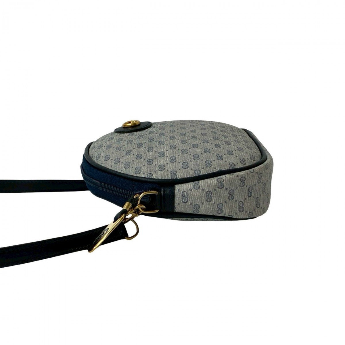GUCCI Shoulder Bag leather Navy