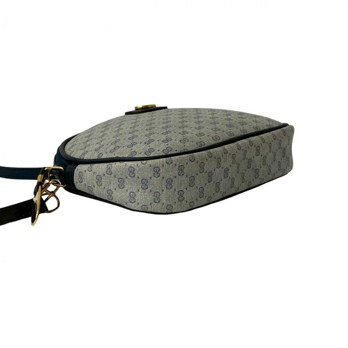 GUCCI Shoulder Bag leather Navy