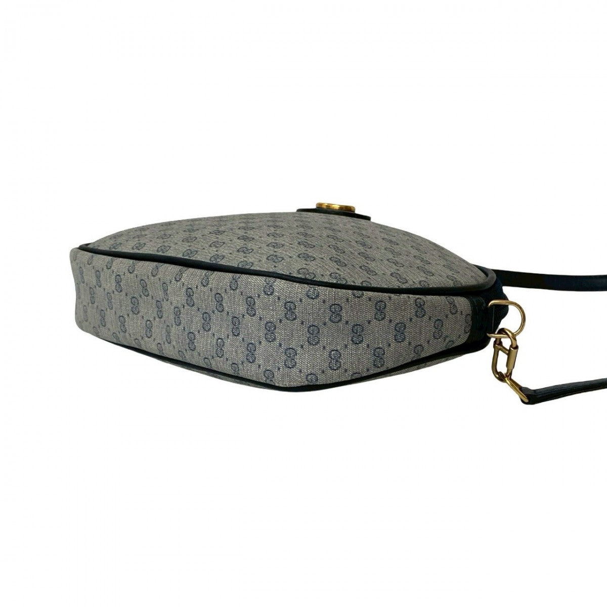 GUCCI Shoulder Bag leather Navy