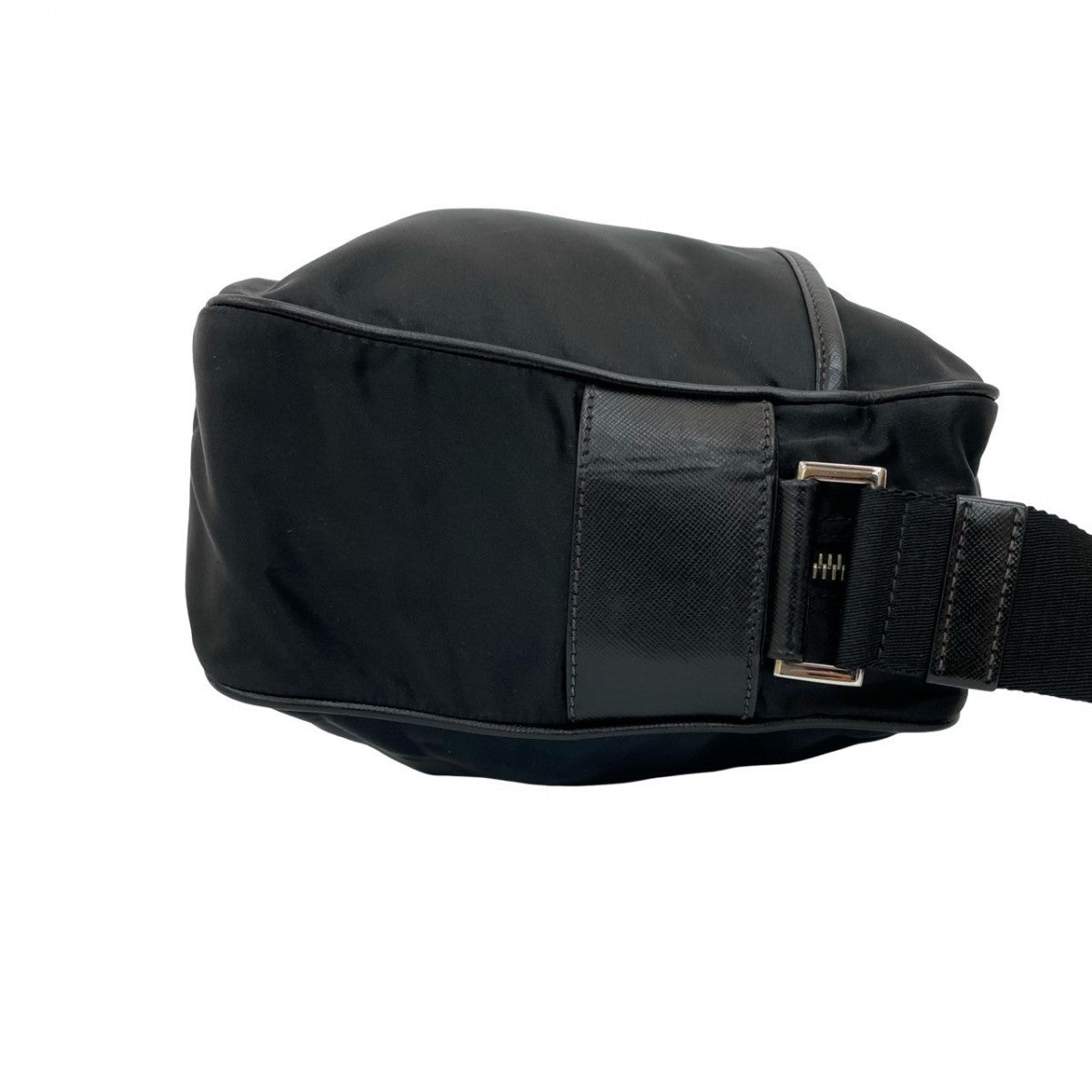 PRADA Shoulder Bag leather black