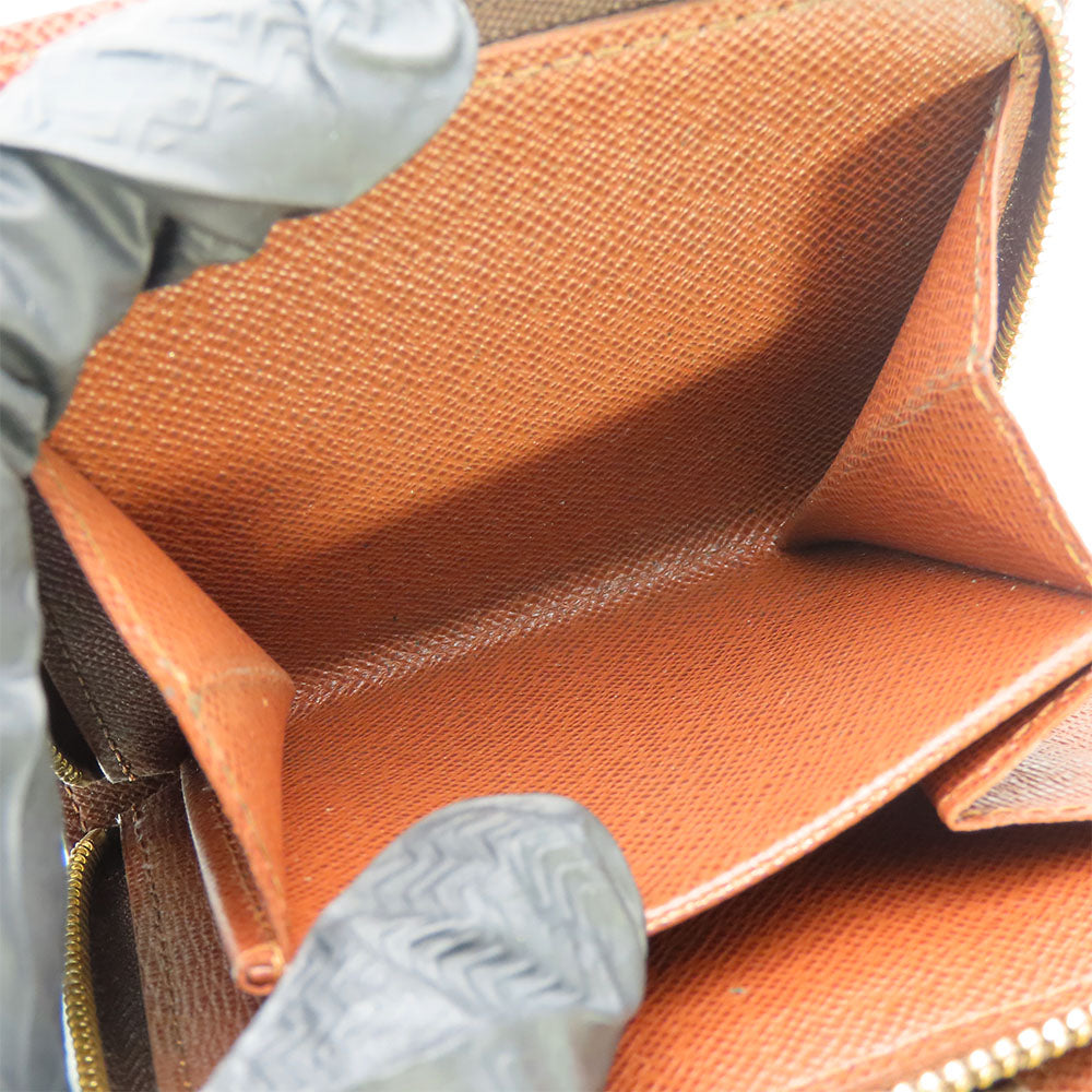 LOUIS VUITTON Bifold Wallet M61667 Monogram Brown Compact zip