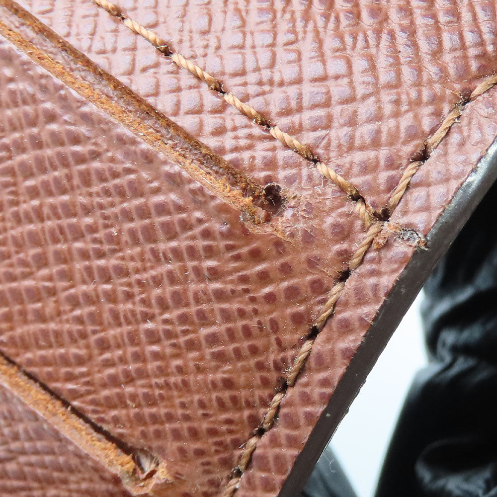 LOUIS VUITTON Bifold Wallet M61667 Monogram Brown Compact zip