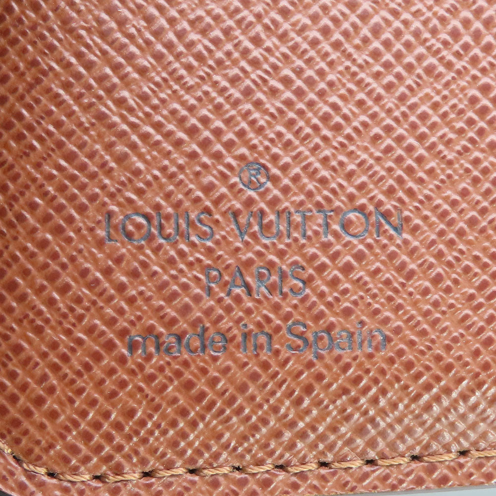 LOUIS VUITTON Bifold Wallet M61667 Monogram Brown Compact zip