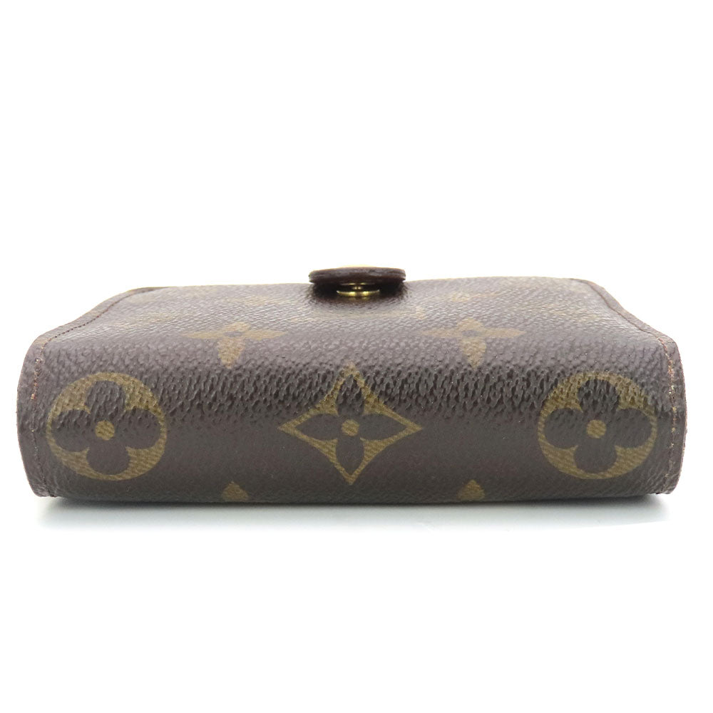 LOUIS VUITTON Bifold Wallet M61667 Monogram Brown Compact zip