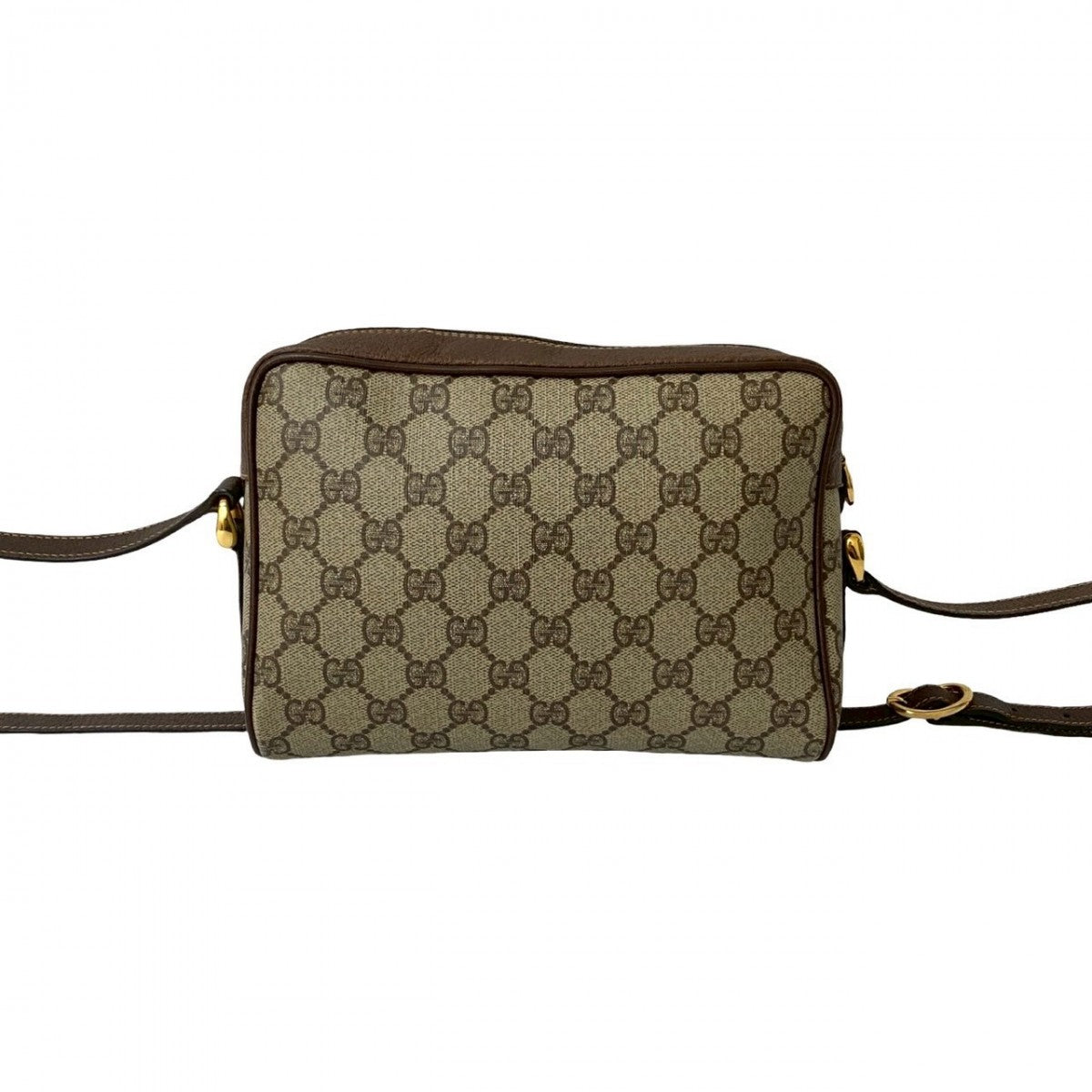 GUCCI Shoulder Bag leather Brown Sherry line