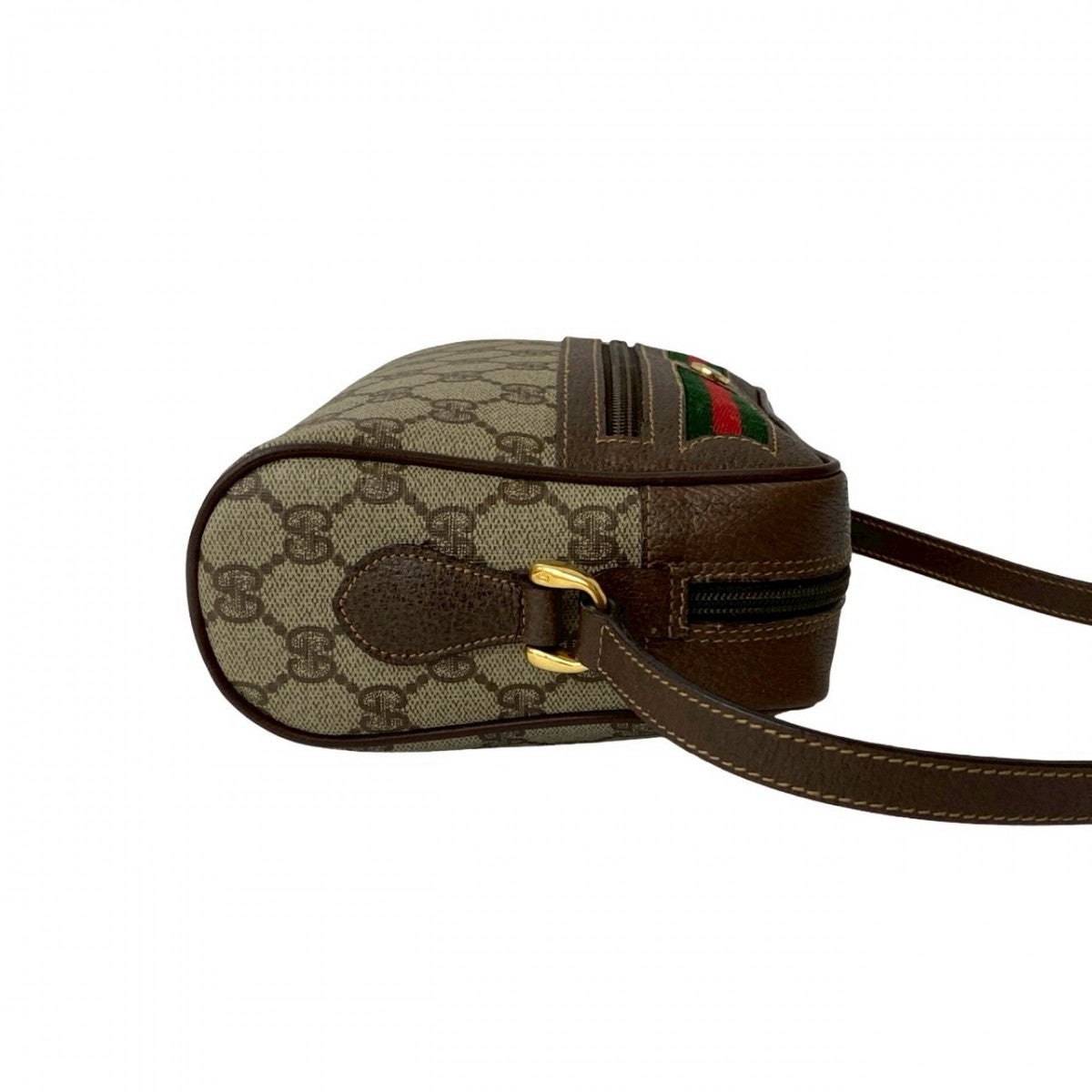 GUCCI Shoulder Bag leather Brown Sherry line