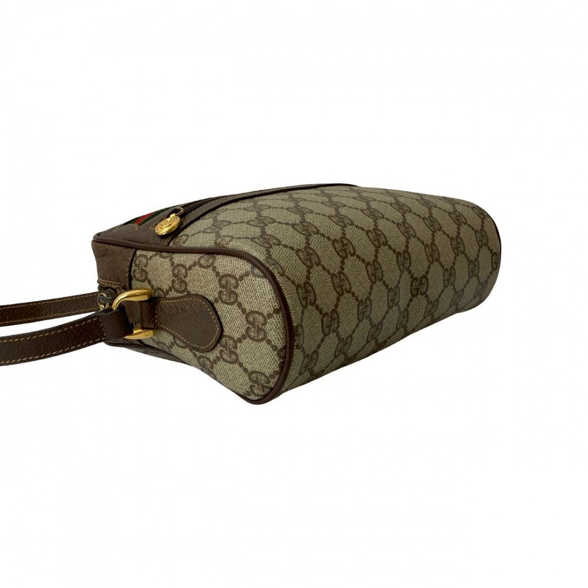 GUCCI Shoulder Bag leather Brown Sherry line