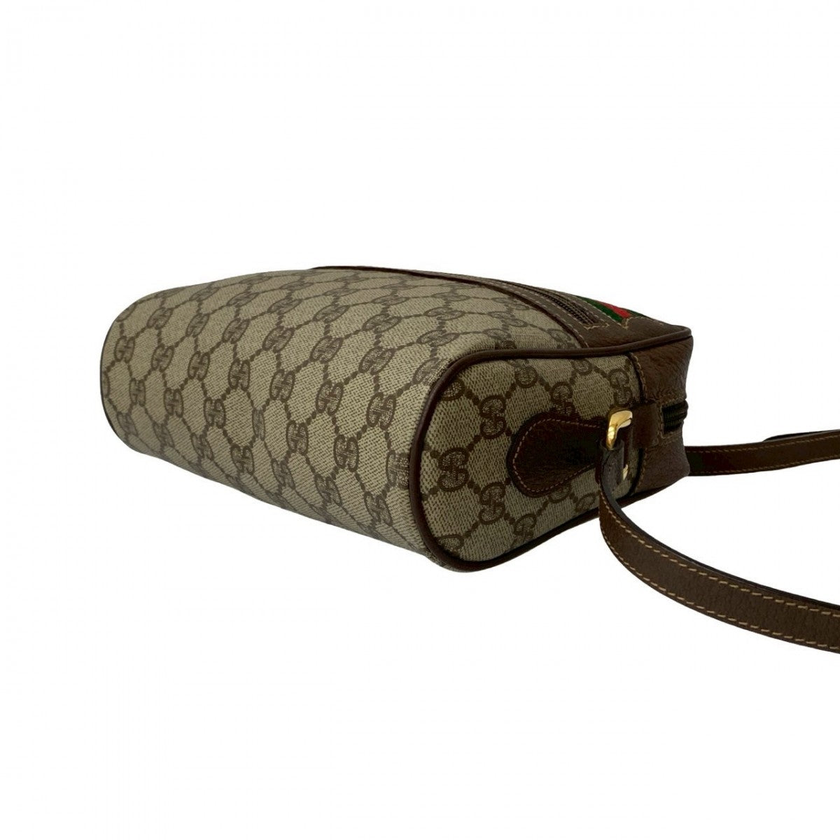 GUCCI Shoulder Bag leather Brown Sherry line