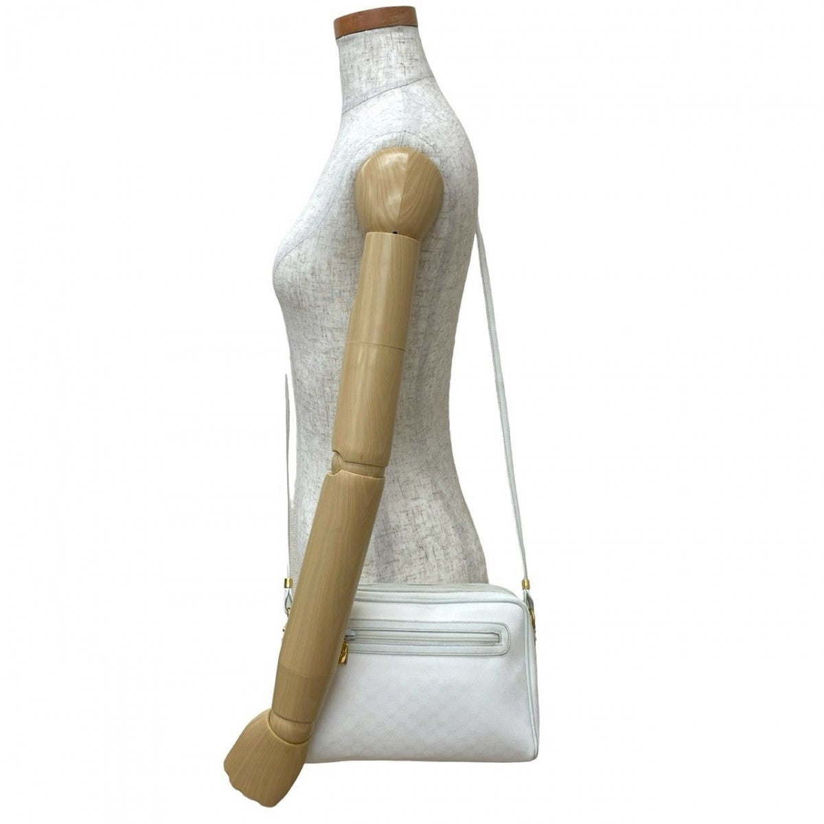 GUCCI Shoulder Bag leather white