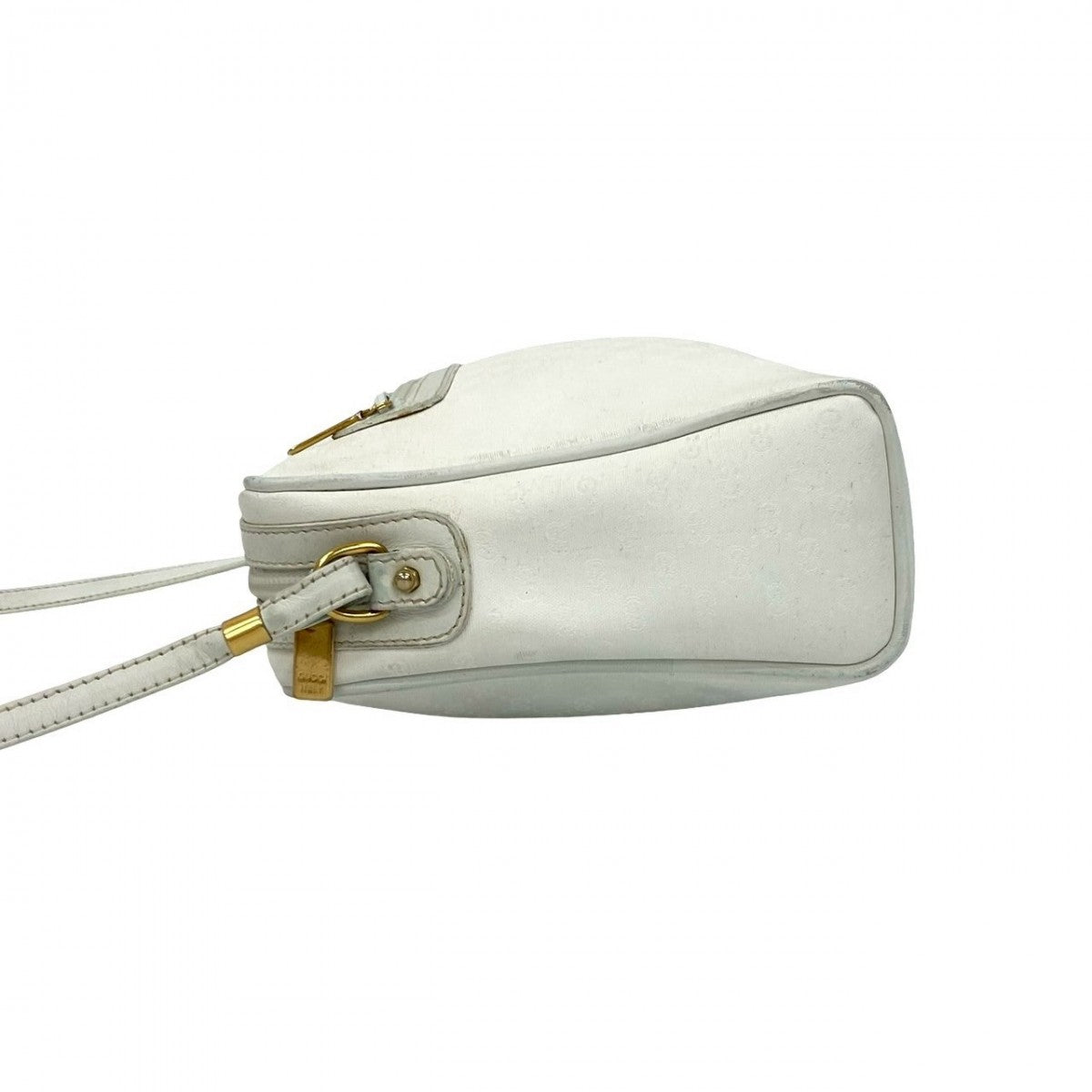 GUCCI Shoulder Bag leather white