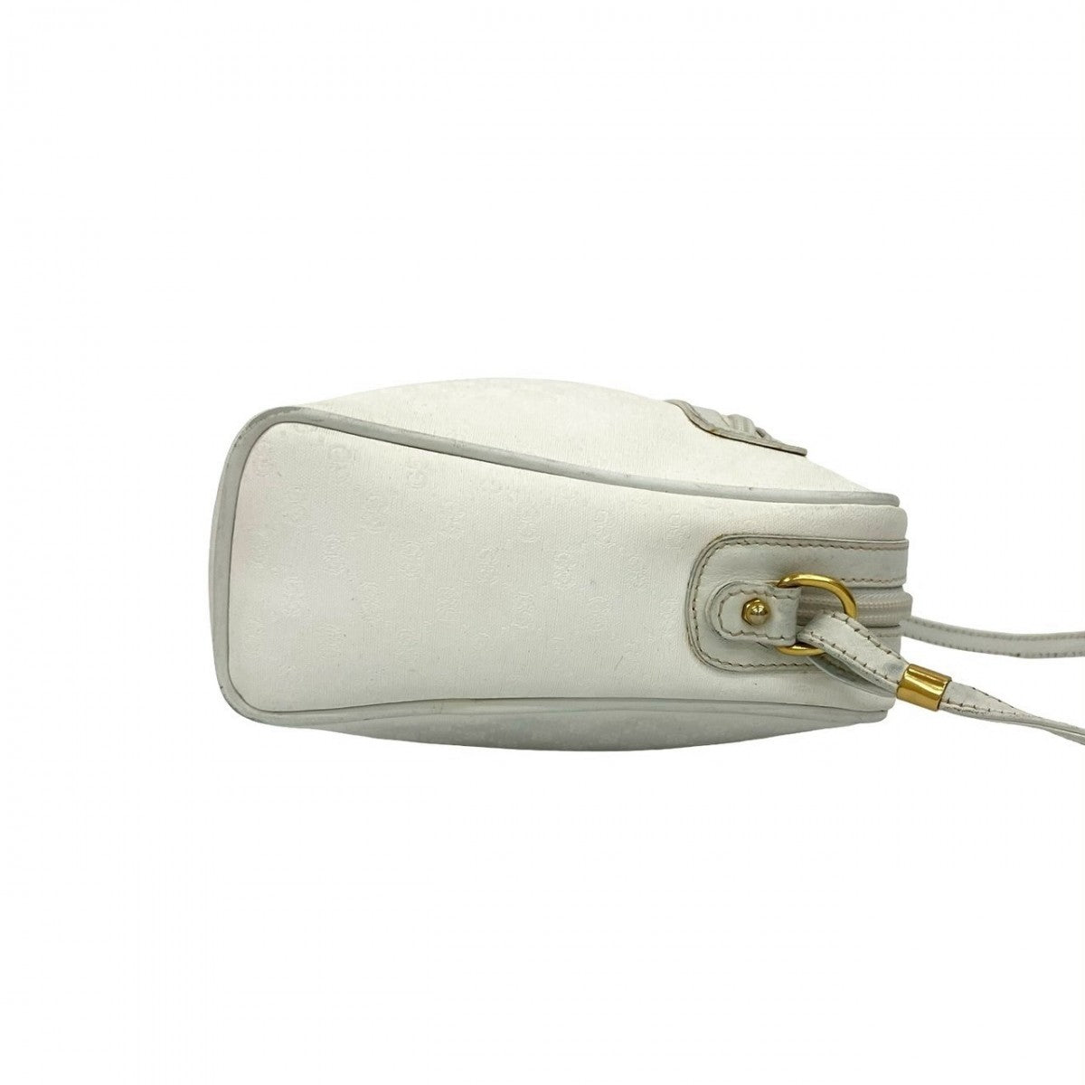 GUCCI Shoulder Bag leather white