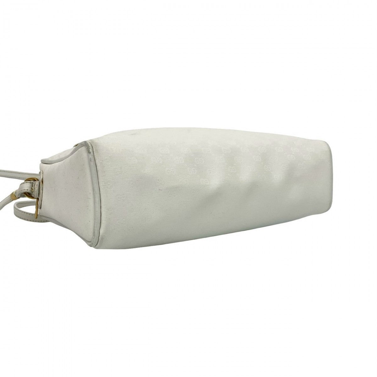 GUCCI Shoulder Bag leather white
