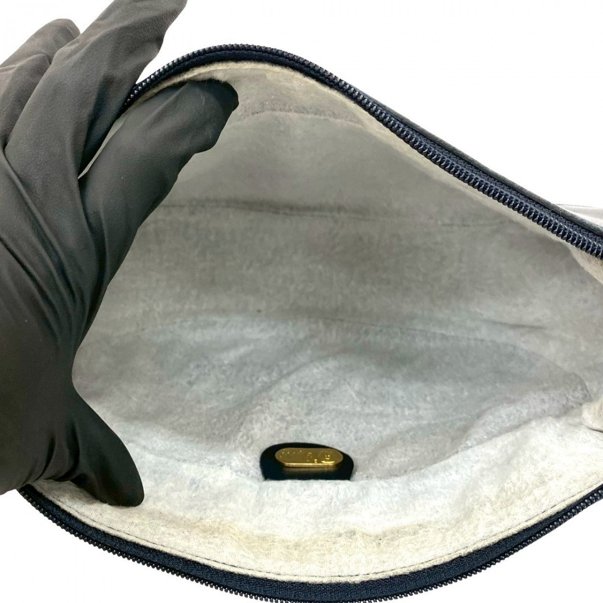 GUCCI Shoulder Bag leather Navy