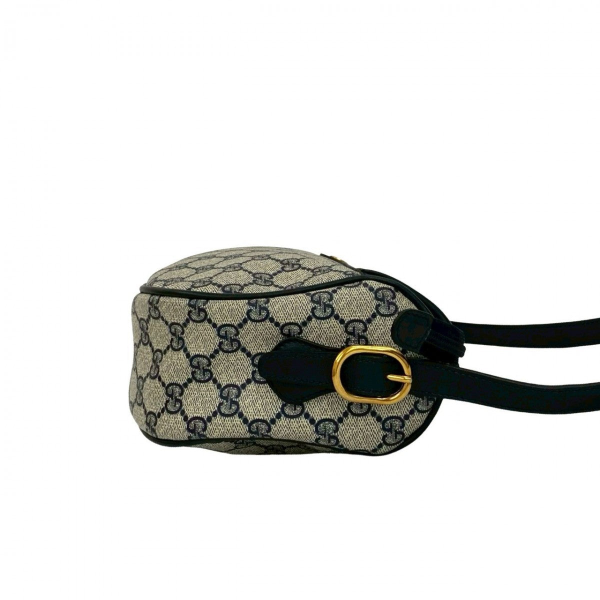 GUCCI Shoulder Bag leather Navy
