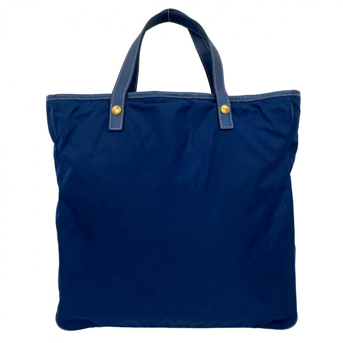 PRADA Handbag Nylon blue