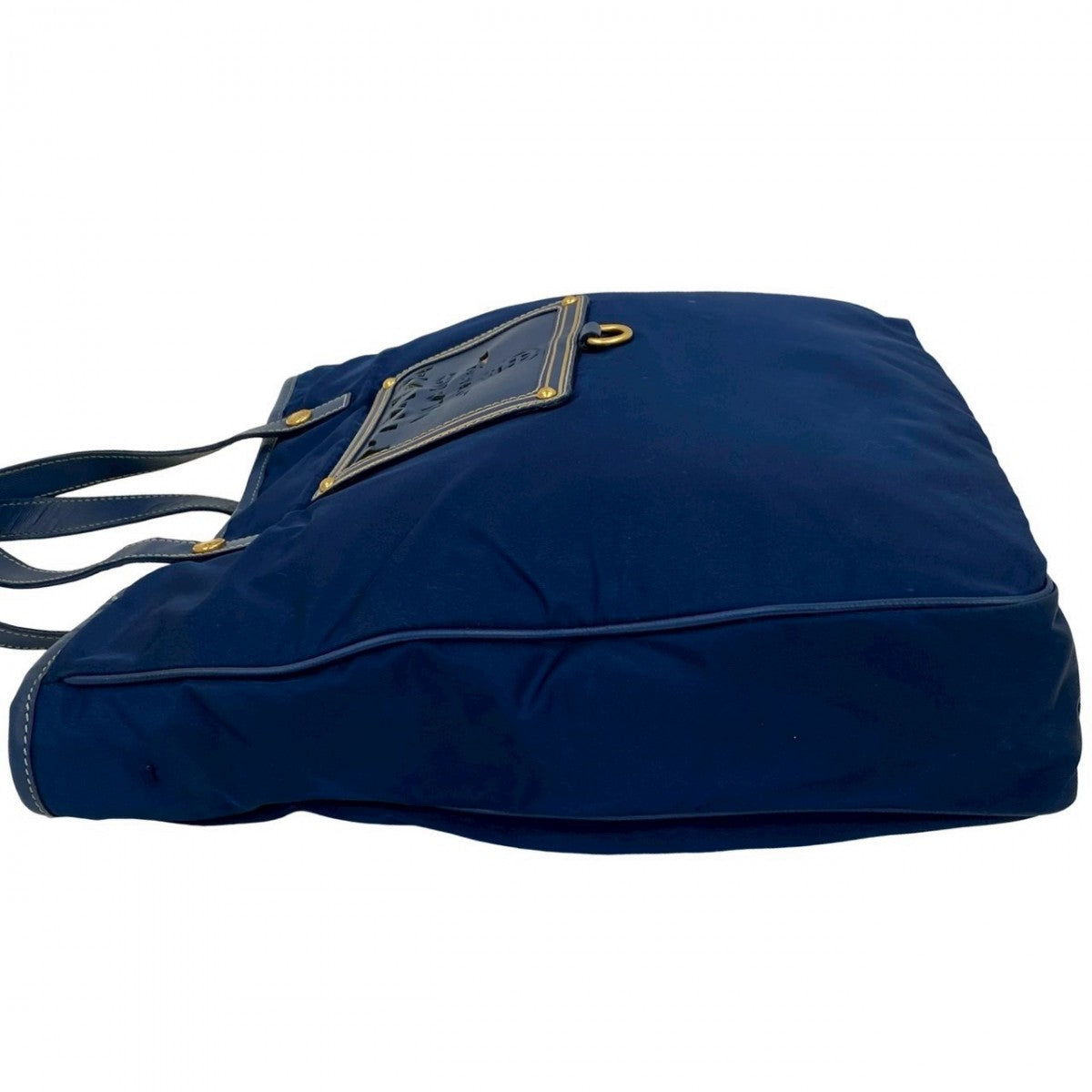 PRADA Handbag Nylon blue
