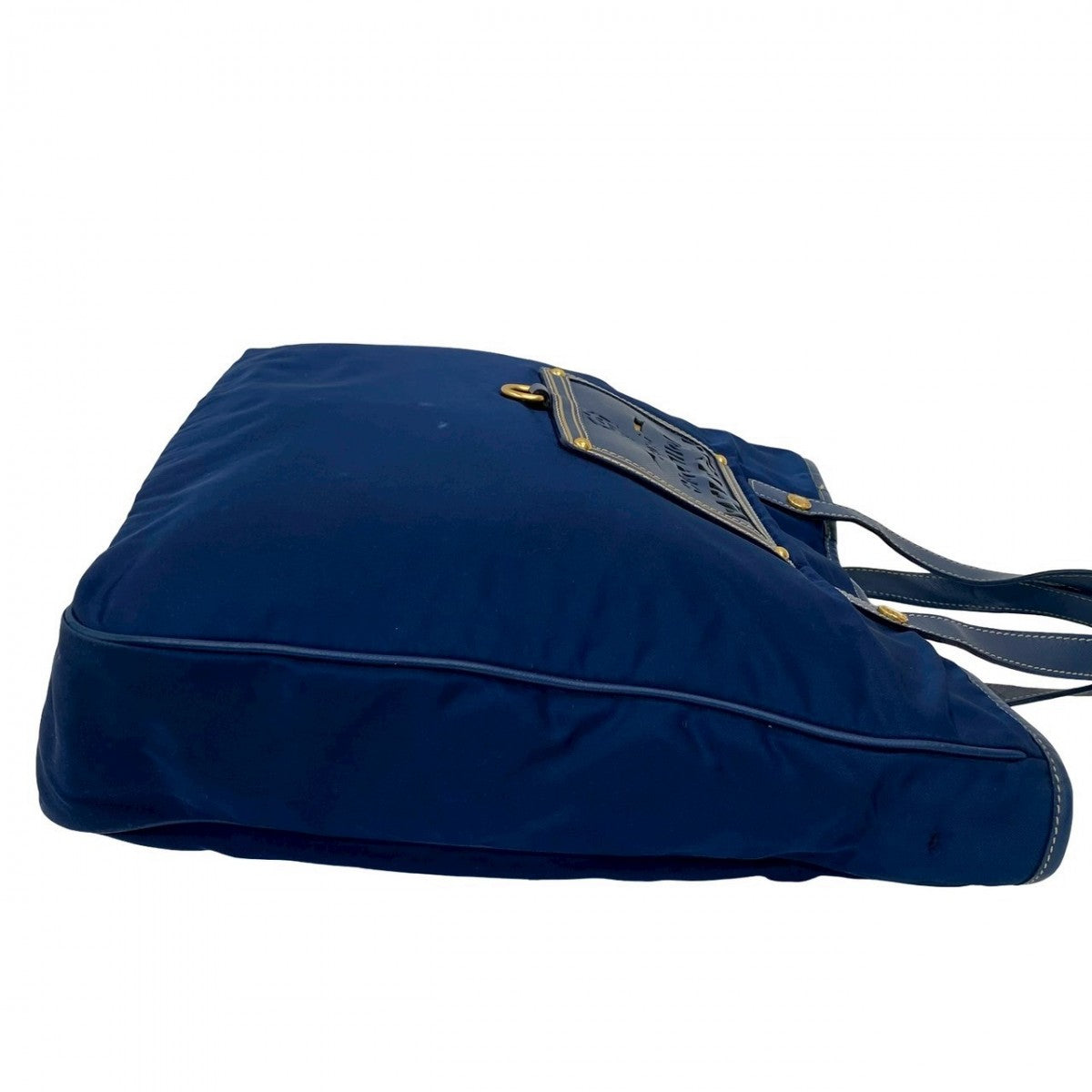 PRADA Handbag Nylon blue