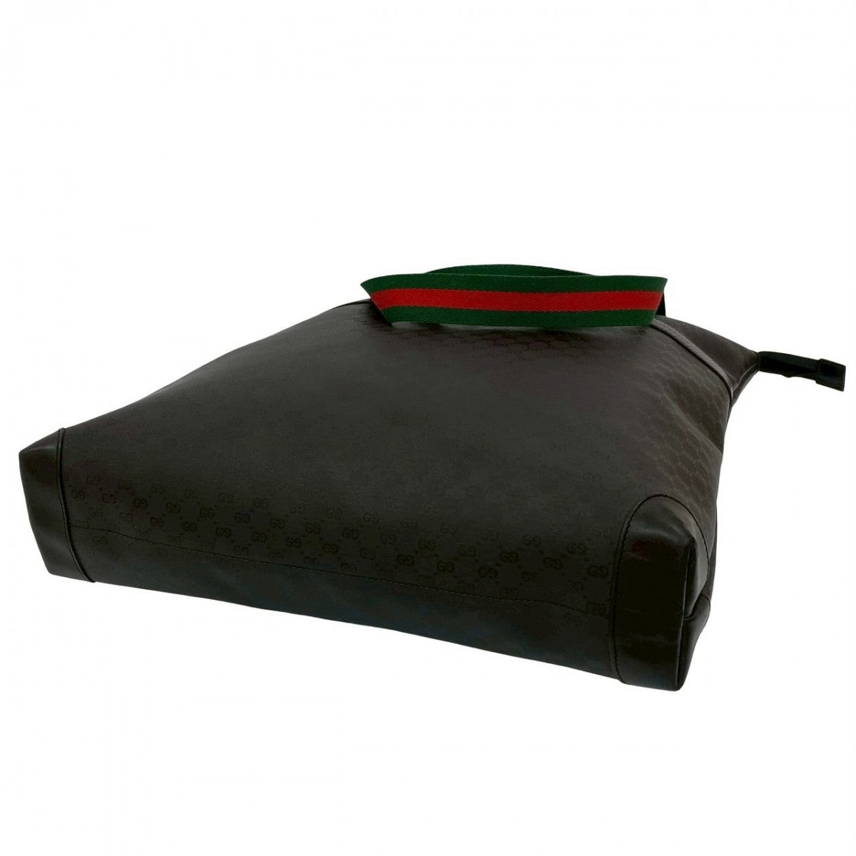 GUCCI Tote Bag leather black Sherry line