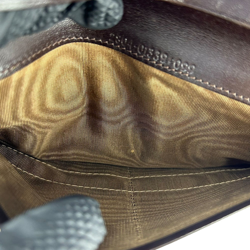 FENDI Long Wallet Purse canvas Brown Zucca