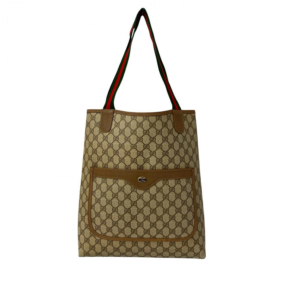 GUCCI Tote Bag leather Brown Sherry line