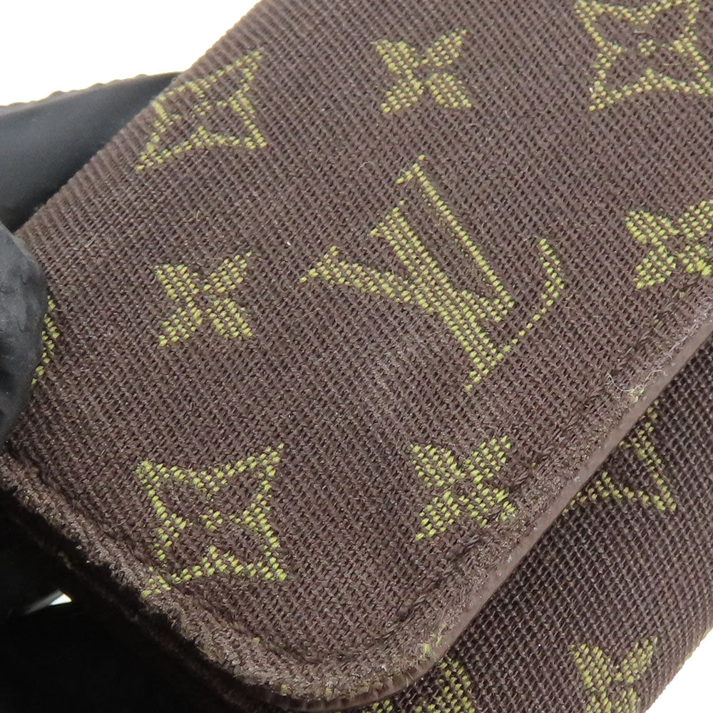 LOUIS VUITTON Key case Key holder M92431 Monogram mini run Ebene Multicles4