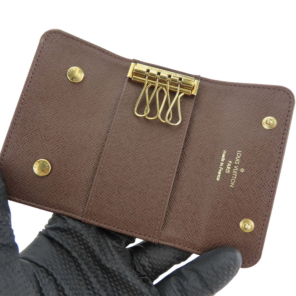 LOUIS VUITTON Key case Key holder M92431 Monogram mini run Ebene Multicles4